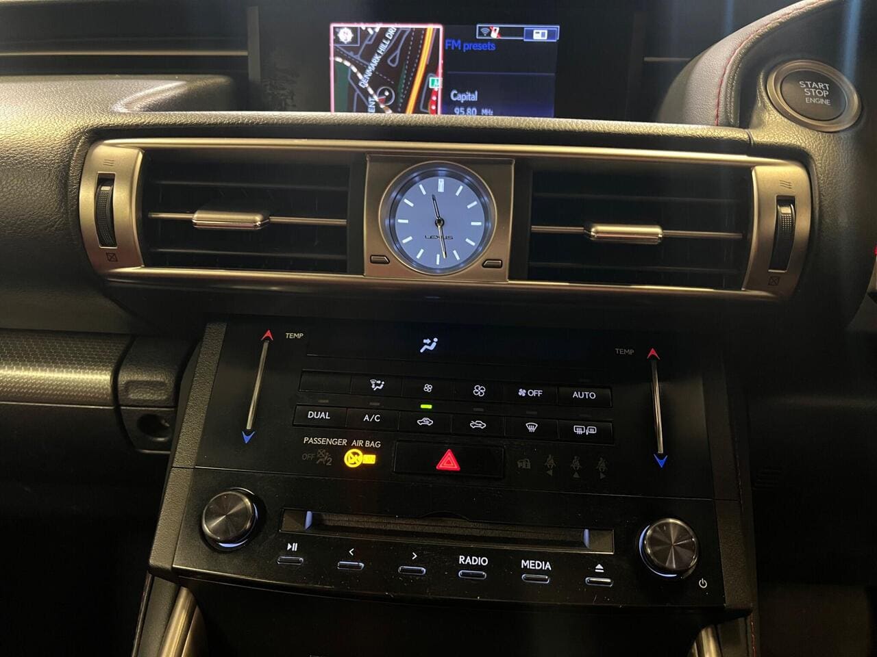 2013 Lexus IS, misc controls (photo 22 of 34)
